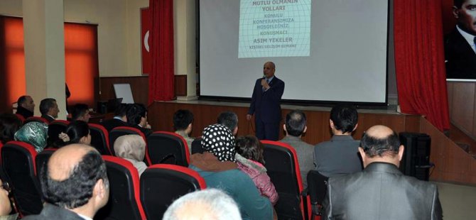 Arpaçay'da 'Mutlu Olmanın Yolları' konulu seminer