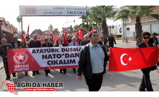 İncirlik’te NATO protestosu