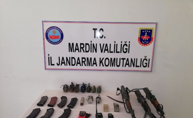 Mardin’de silah ve patlayıcı ele geçirildi