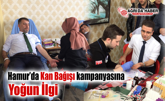 Hamurda kan bağışı kampanyasına yoğun ilgi