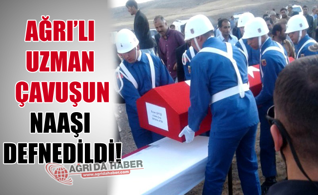 Trafik Kazasında Hayatını Kaybeden Ağrılı Uzman Çavuş Defnedildi!