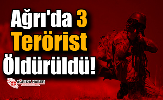 Ağrı'da 3 Terörist Öldürüldü