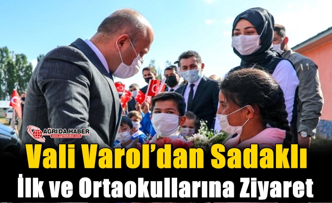 Vali Varol’dan Sadaklı İlk ve Ortaokullarına Ziyaret