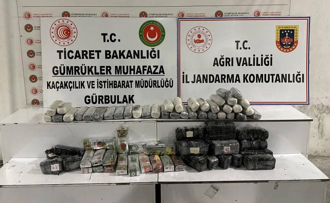 Doğubayazıt’ta Gürbulak Sınır Kapısında Uyuşturucu Operasyonu: 18 Kilo Esrar ve 70 Bin Hap Ele Geçirildi