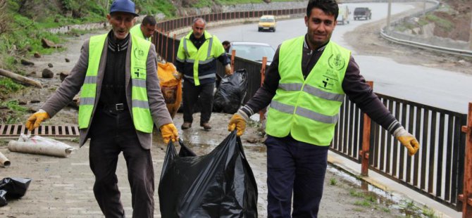 Bitlis Belediyesi'nin temizlik faaliyetleri