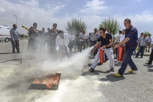 Van'da deprem tatbikatı