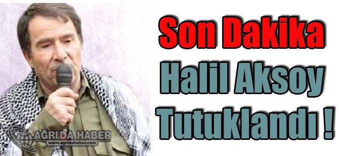 Son dakika 24.Dönem HDP Ağrı Milletvekili Halil Aksoy Tutuklandı