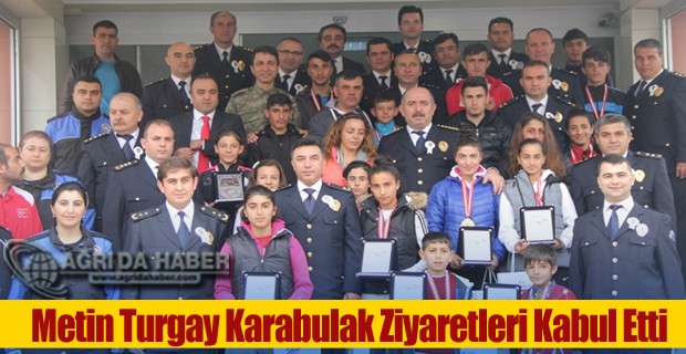 Türk Polis Teşkilatının Kuruluşunun 171. Yılında Metin Turgay Karabulak Ziyaretleri Kabul Etti