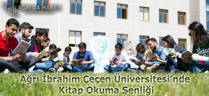 Ağrı İbrahim Çeçen Üniversitesi'nde Kitap Okuma Şenliği