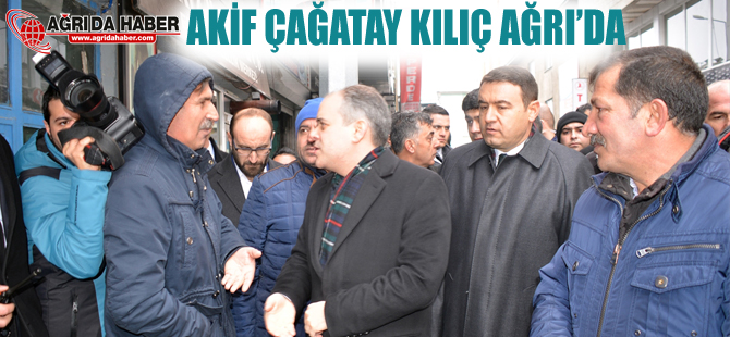 Gençlik ve Spor Bakanı Akif Çağatay Kılıç Ağrı'da