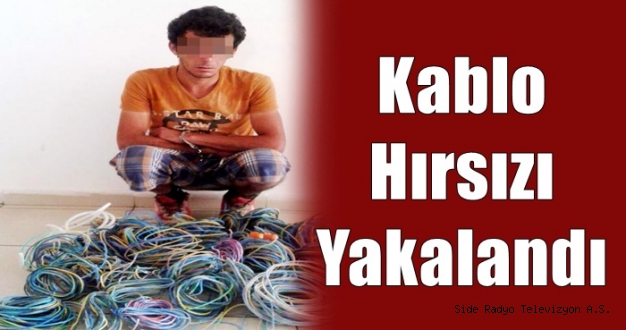 Kablo Hırsızlığı yaptığı düşünülen 2 kişi gözaltına alındı