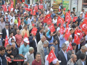 Eleşkirtte'de 15 Temmuz Darbesi Protesto Edildi