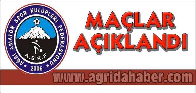 Ağrı Amatör Liginde Haftanın Maçları Açıklandı