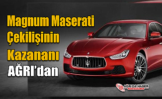 Magnum Maserati Çekilişi Talihlisi Ağrıdan Emrah Kılıç oldu