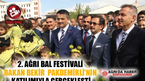 2. Ağrı Bal Festivali Bakan Bekir Pakdemirli'nin Katılımıyla Gerçekleşti Video